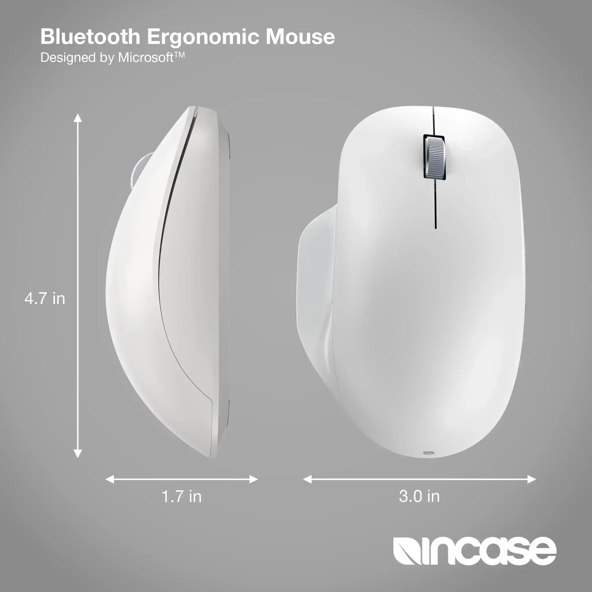 Incase Designed by Microsoft™ Bluetooth Ergonomic Mouse