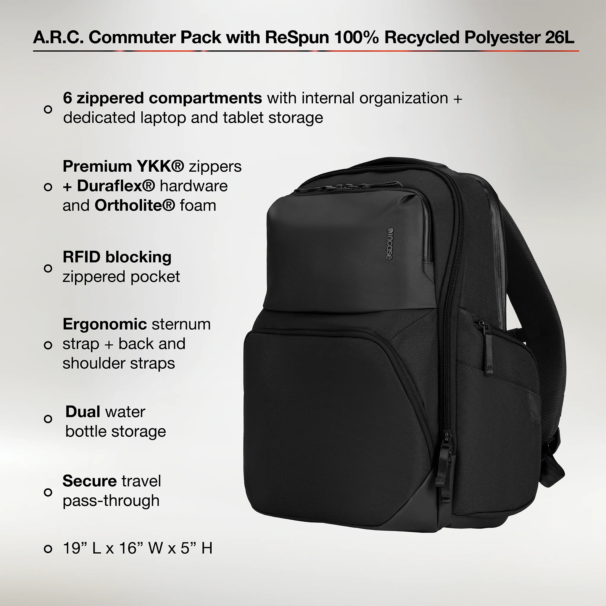 Incase A.R.C. Commuter Pack - 26L 28 Incase A.R.C. Commuter Pack - 26L