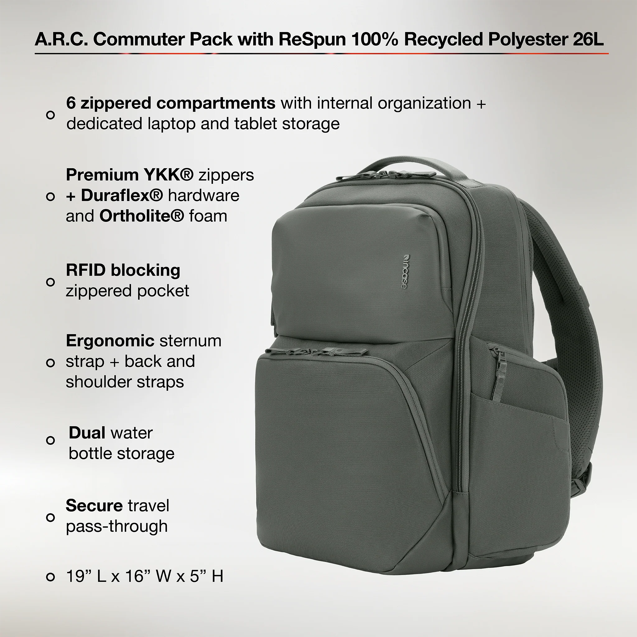 Incase A.R.C. Commuter Pack - 26L 3 Incase A.R.C. Commuter Pack - 26L