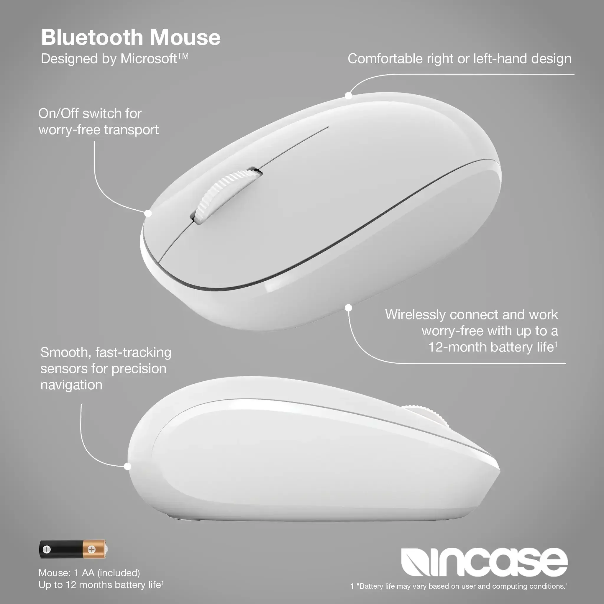 Incase Designed by Microsoft™ Bluetooth Mouse