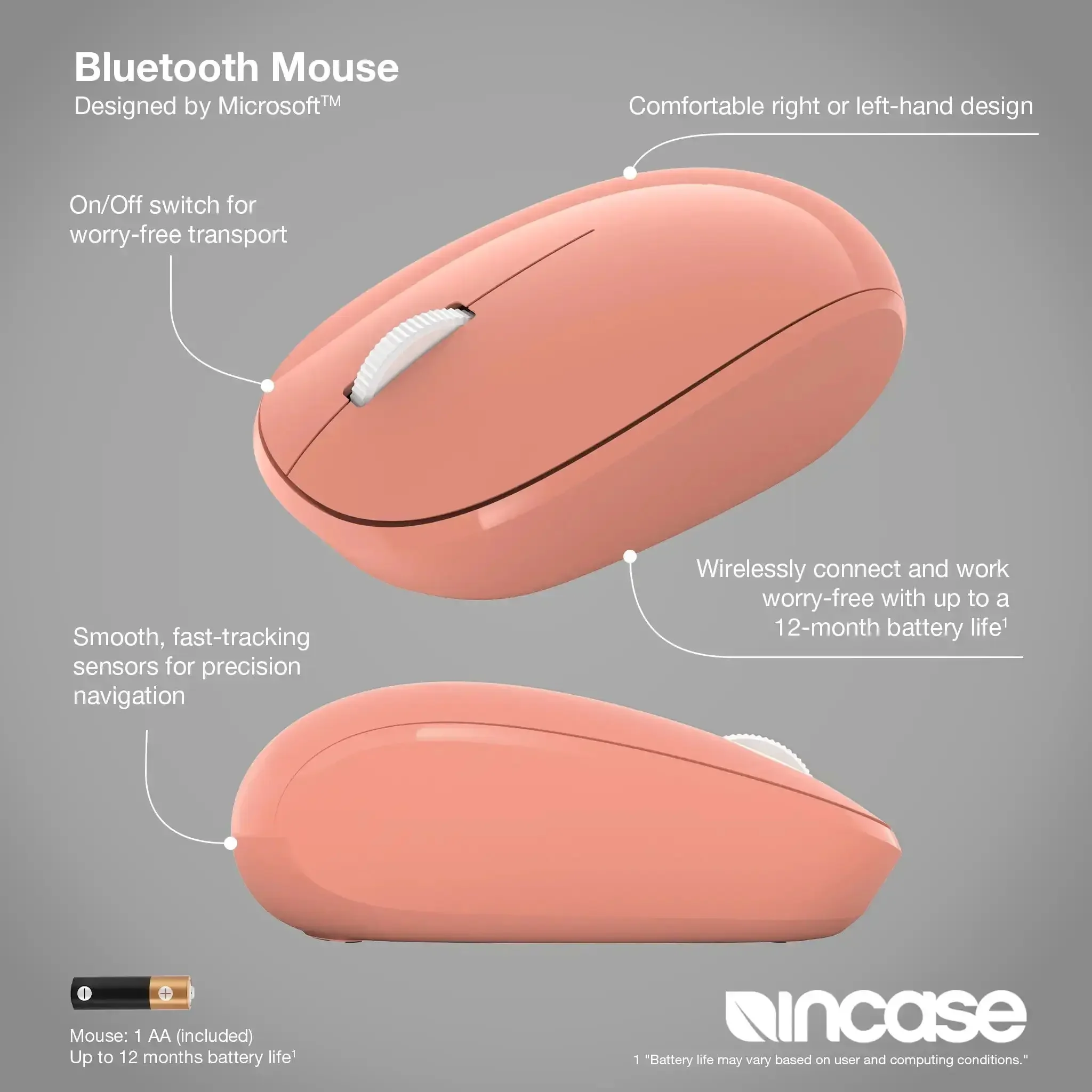 Incase Designed by Microsoft™ Bluetooth Mouse