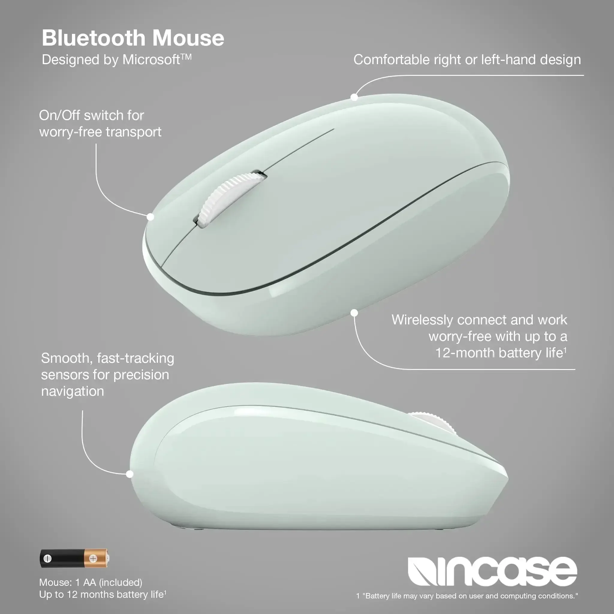Incase Designed by Microsoft™ Bluetooth Mouse
