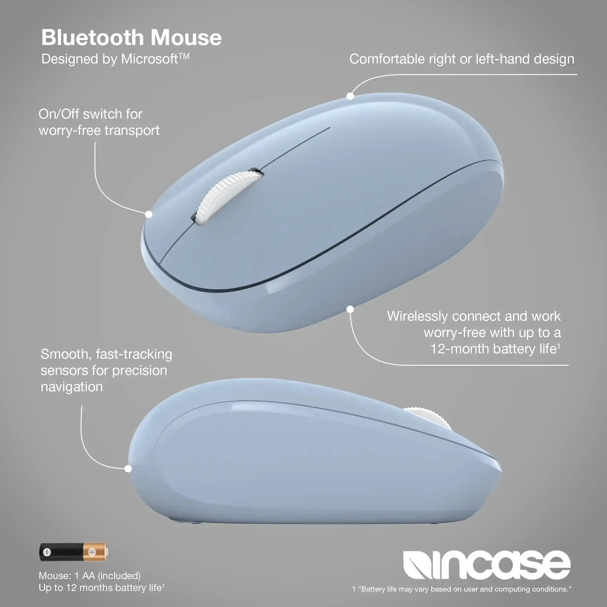 Incase Designed by Microsoft™ Bluetooth Mouse