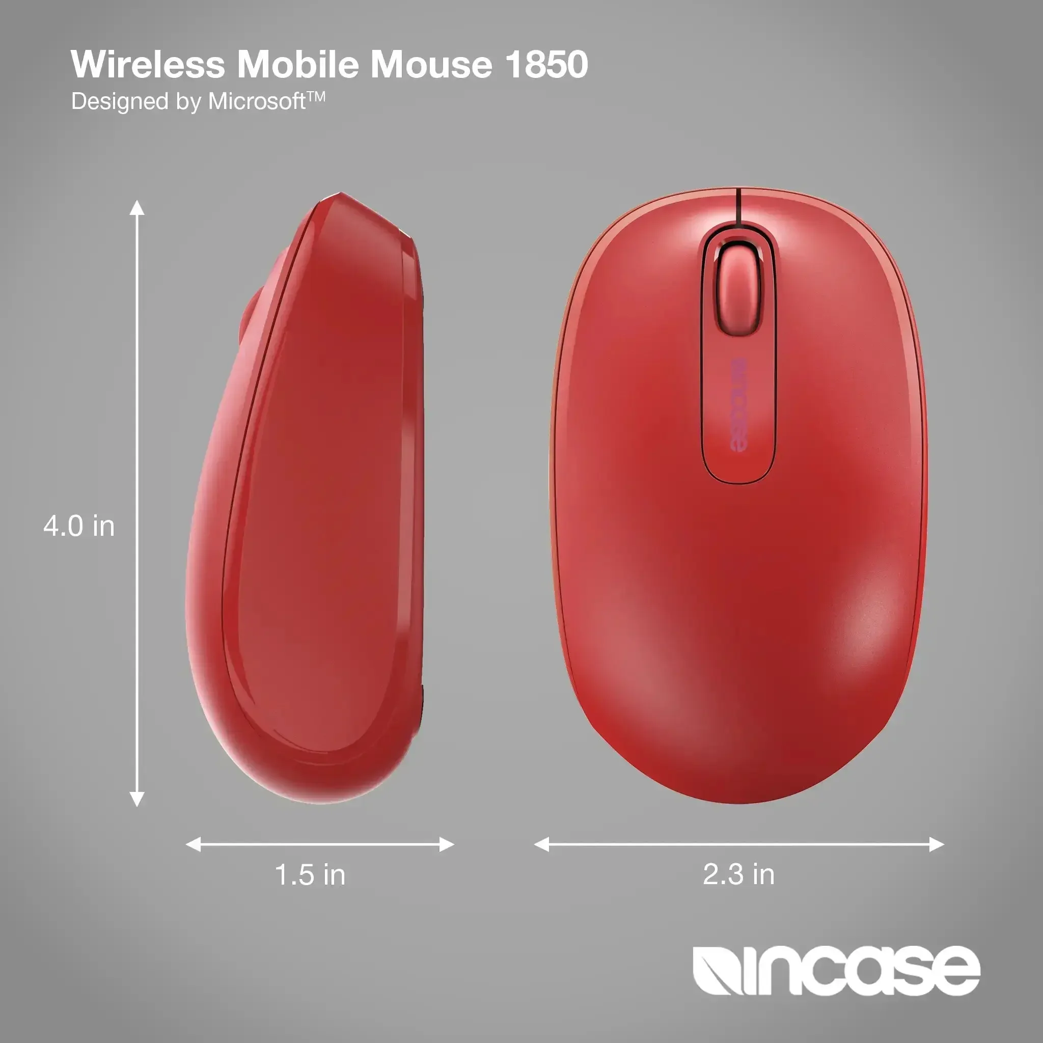 Incase Designed by Microsoft™ Wireless Mobile Mouse 1850