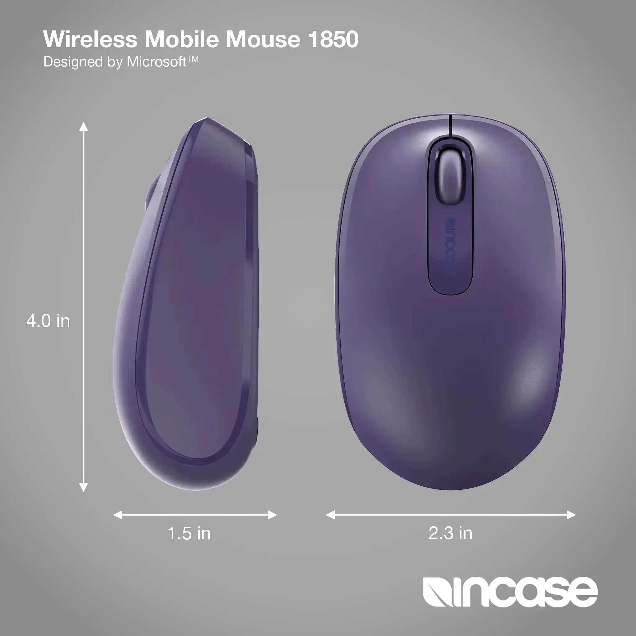 Incase Designed by Microsoft™ Wireless Mobile Mouse 1850