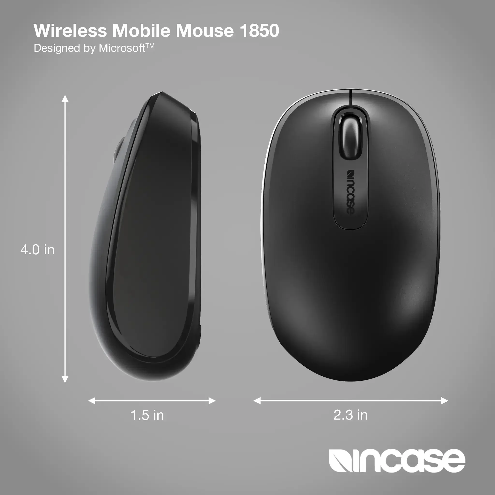 Incase Designed by Microsoft™ Wireless Mobile Mouse 1850