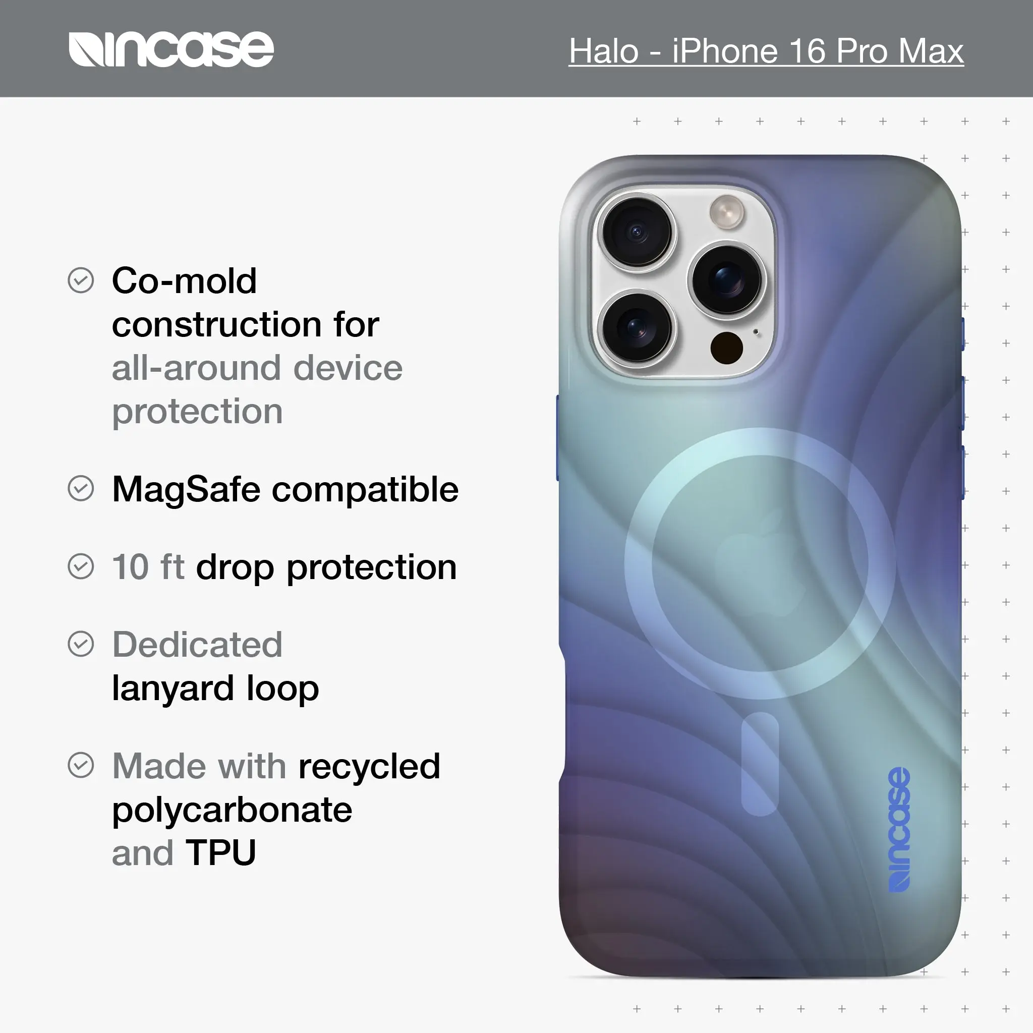 Halo Case with MagSafe for iPhone 16 Pro Max 16 Halo Case with MagSafe for iPhone 16 Pro Max
