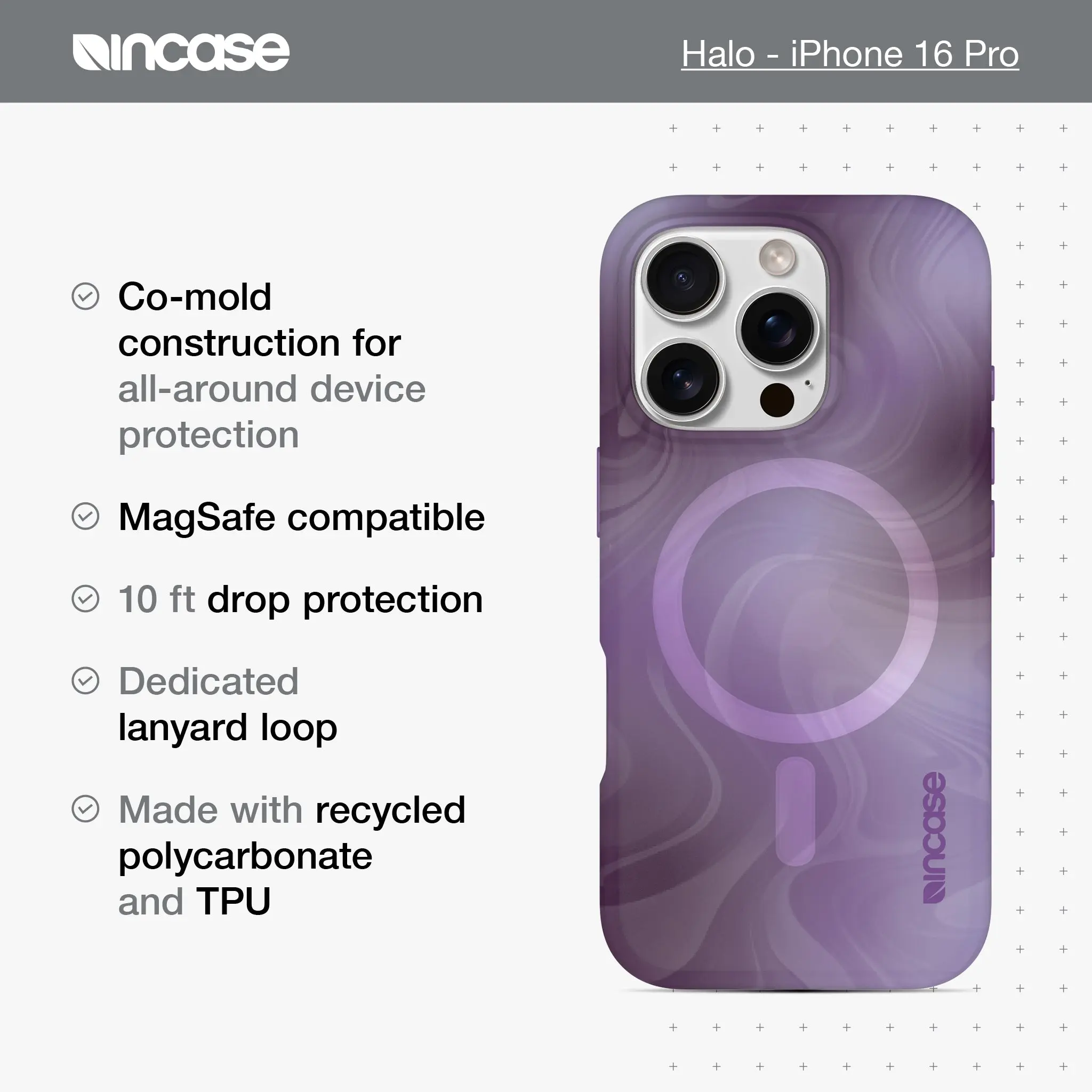 Halo Case with MagSafe for iPhone 16 Pro 12 Halo Case with MagSafe for iPhone 16 Pro