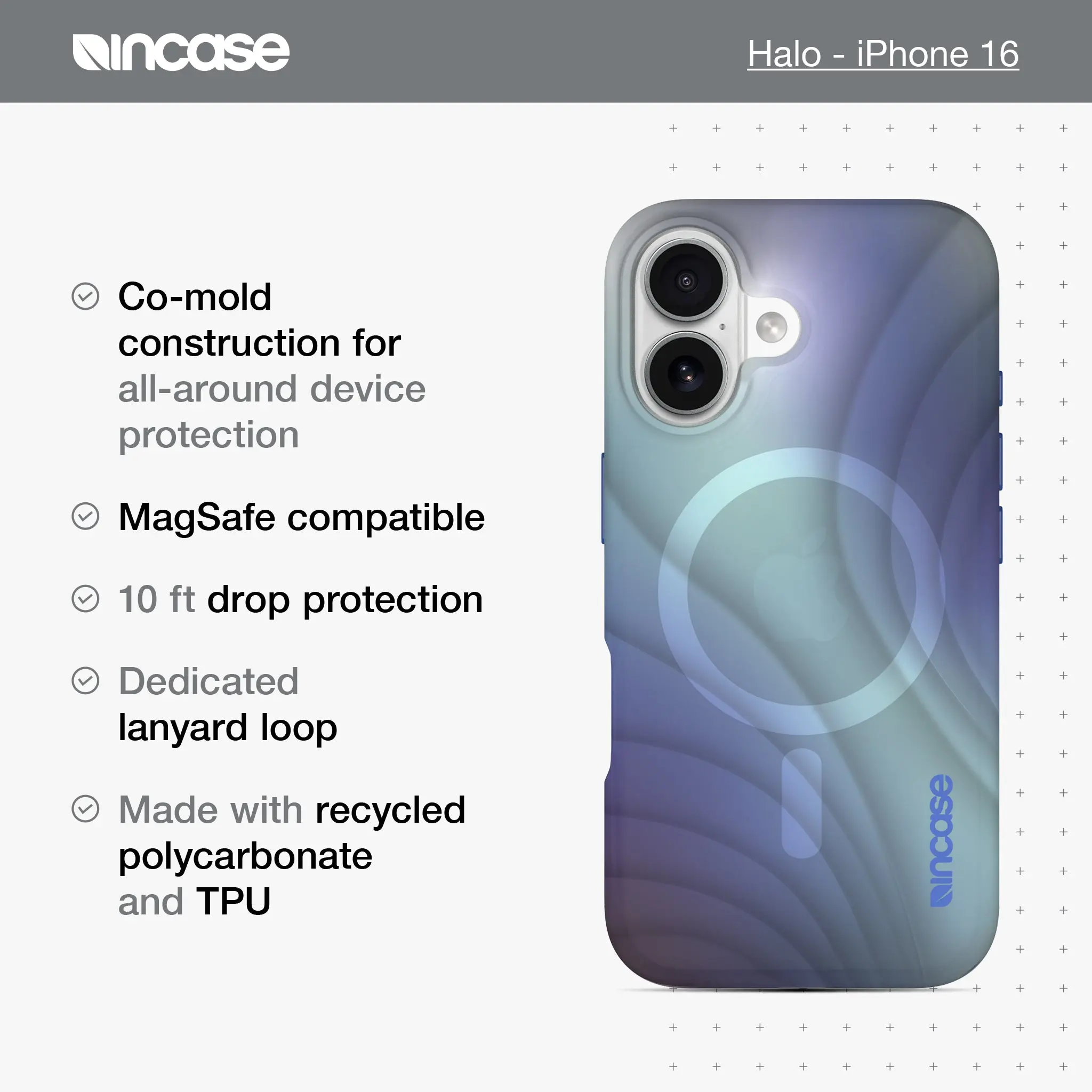 Halo Case with MagSafe for iPhone 16 13 Halo Case with MagSafe for iPhone 16