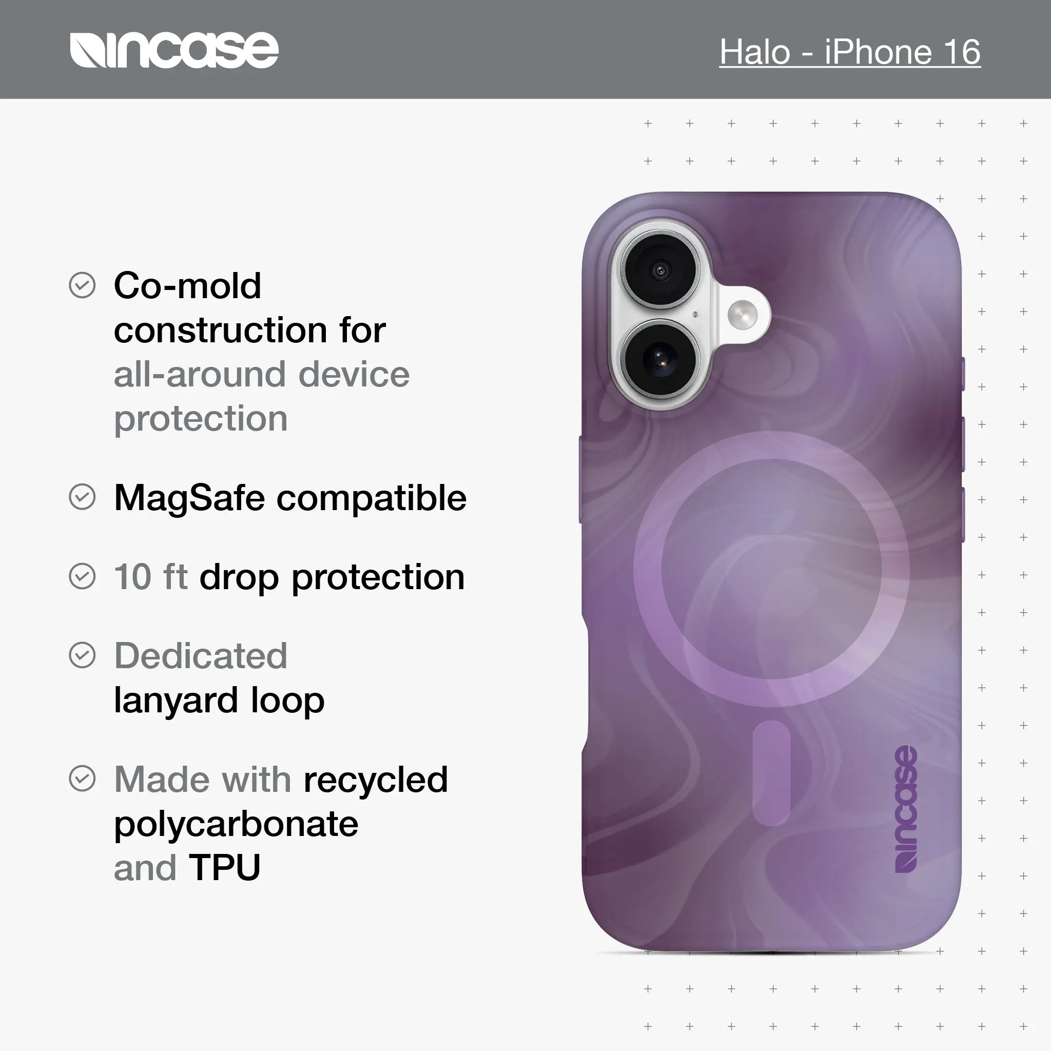 Halo Case with MagSafe for iPhone 16 8 Halo Case with MagSafe for iPhone 16