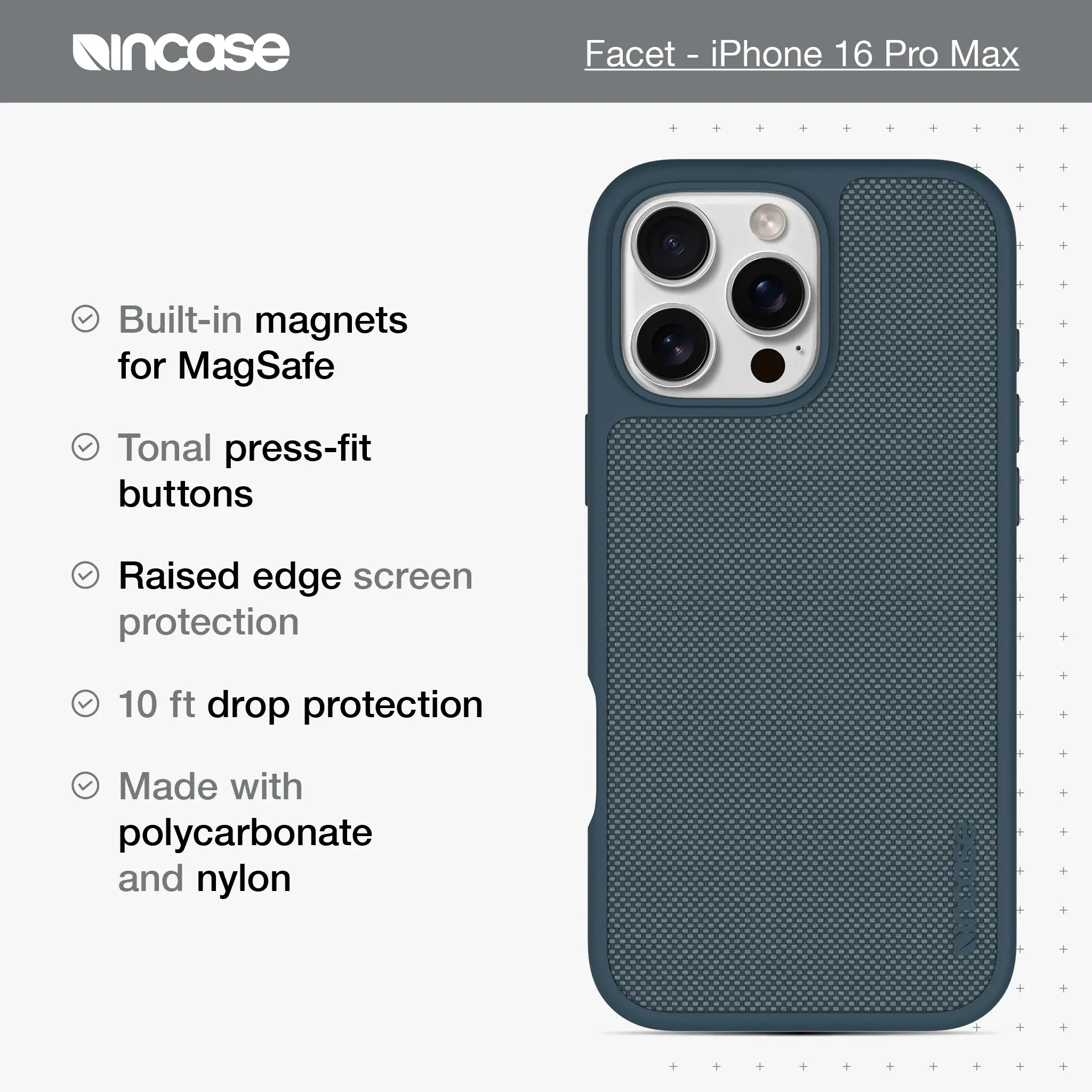 Facet Case with MagSafe for iPhone 16 Pro Max