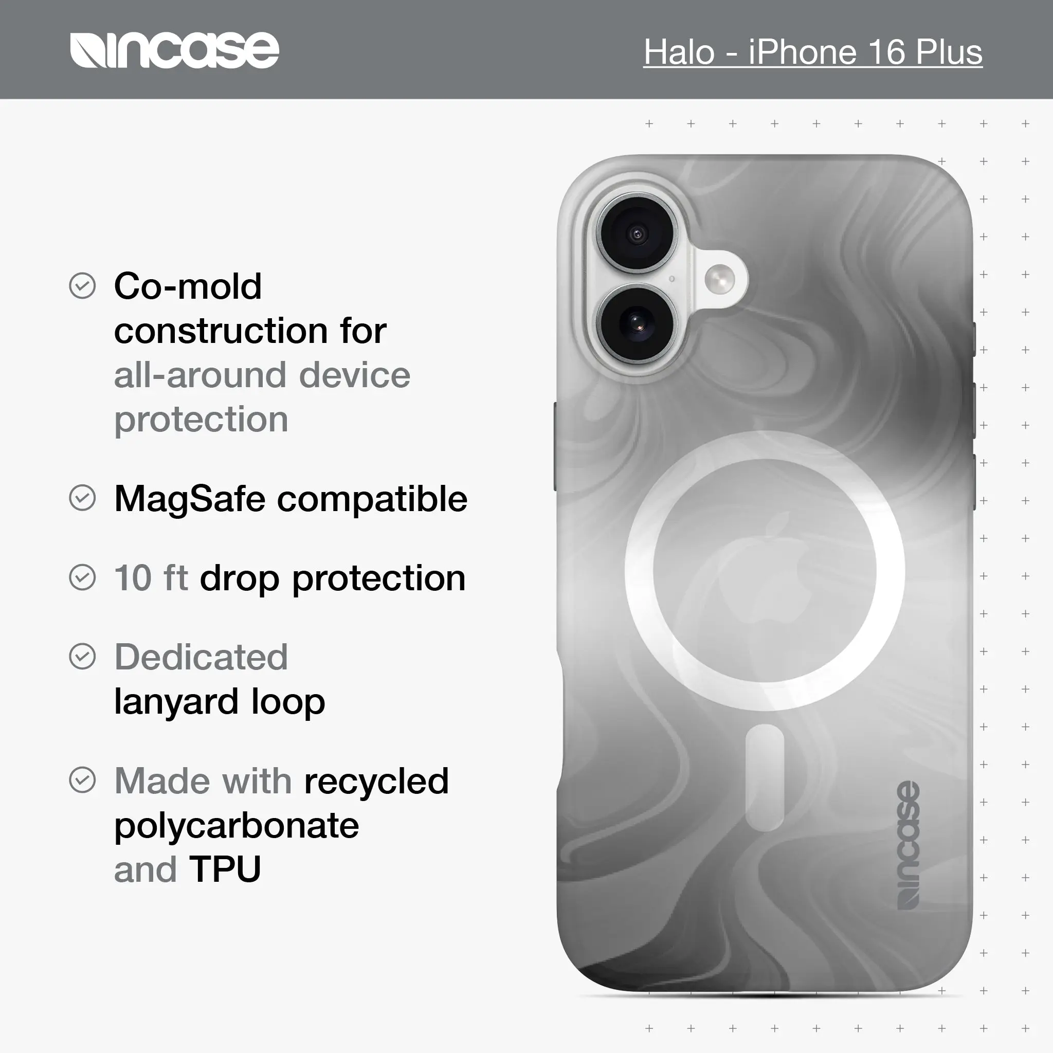 Halo Case with MagSafe for iPhone 16 Plus 3 Halo Case with MagSafe for iPhone 16 Plus
